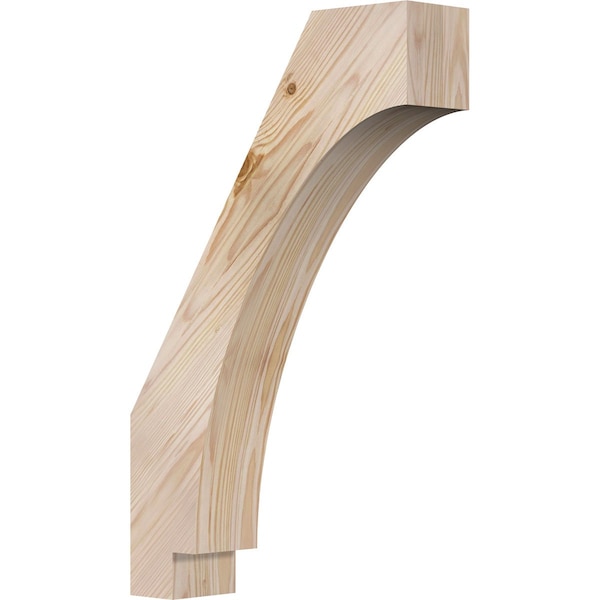 Ekena Millwork 3 1/2"W x 14"D x 22"H Imperial Smooth Knee Brace, Douglas Fir BRC04X14X22IMP00SDF - main